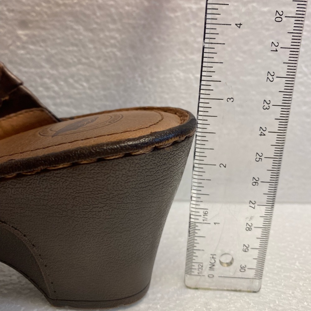 Nurture leather wedge sandals - Picture 11 of 11